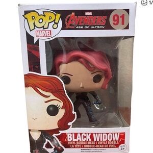 Funko Pop! - Marvel - Black Widow #91 Avengers Age of Ultron; Vinyl Bobblehead